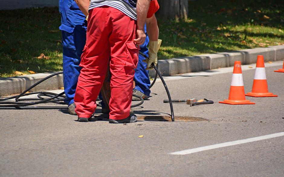 travaux assainissement Gouzangrez