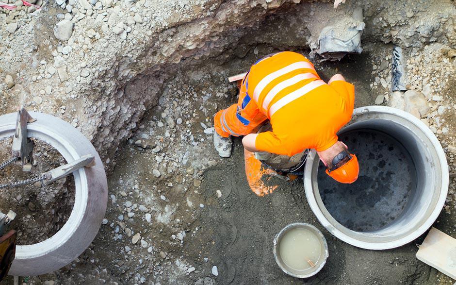 travaux assainissement Gouzangrez
